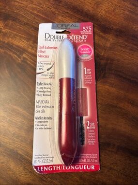 L'Oreal Double Extend Beauty Tubes Mascara - Red and Silver Packaging